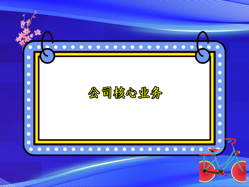 公司核心业务 公司核心业务
