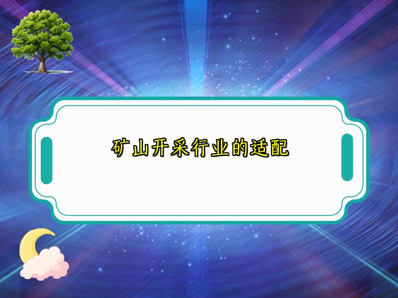礦山開采行業(yè)的適配