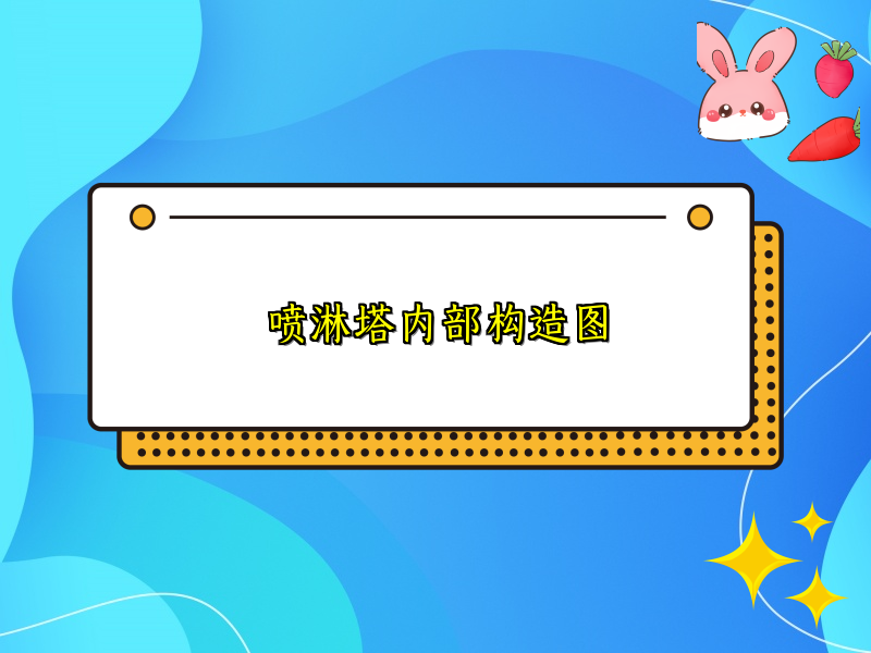 喷淋塔内部构造图