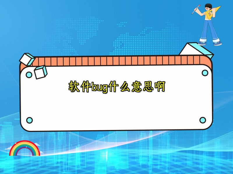 软件bug什么意思啊