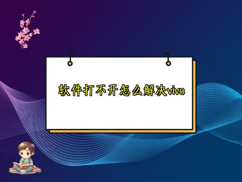 软件打不开怎么解决vivo