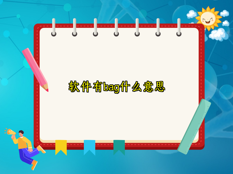 软件有bag什么意思